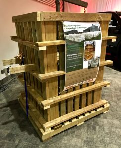 U-PAC Basket Compactor on display at the 2019 Ontario Federation of Agriculture AGM