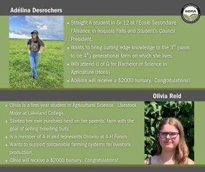 NOFIA's first ever student bursury winners, 2026